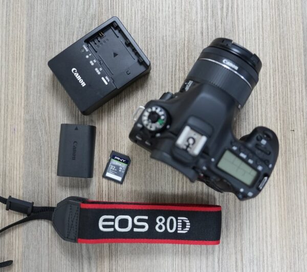 Canon EOS 80D DSLR Camera with 18-55mm Lens 32GB SD - Image 7