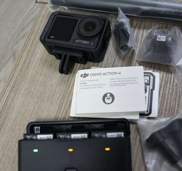 DJI Osmo Action 4 Camera Adventure Combo with 3 batteries