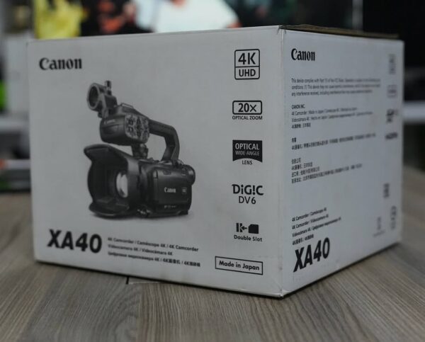 Canon XA40 Professional UHD 4K Camcorder - Image 5